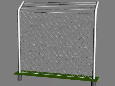 Fence Mesh max 2010 3D model