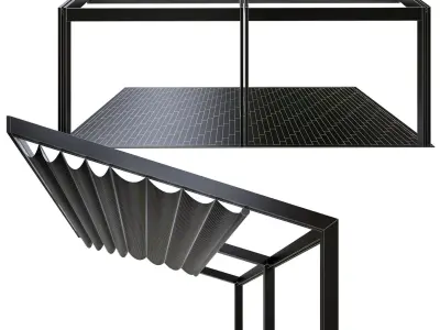 Pergola awnings for patios and porches awnings for patios and... 3D model