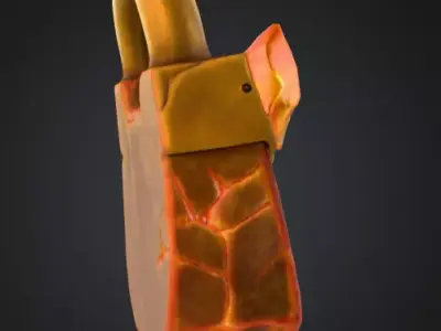 Ember Lock Low-poly 3D model