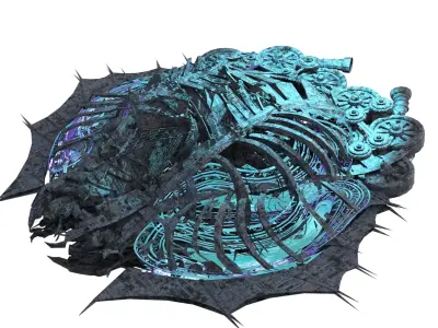 Star Ship Ocean Stingray 1 3D model