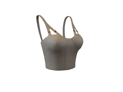 Bra Top v1 004 Low-poly 3D model