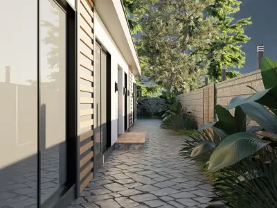 Modern House 3D model 45