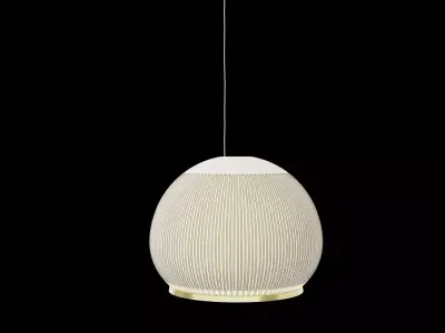 Japandi Pendant Light 3D model