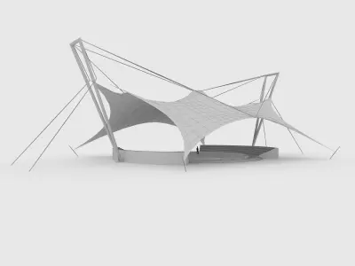 Membrane Tensile 4 3D model