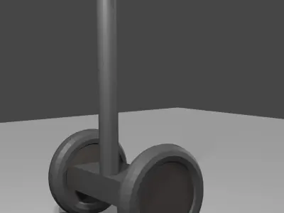 Low Poly Segway 3D model
