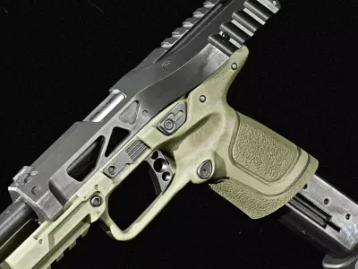 Sci Fi Pistol Game Ready Low-poly 3D model purchase