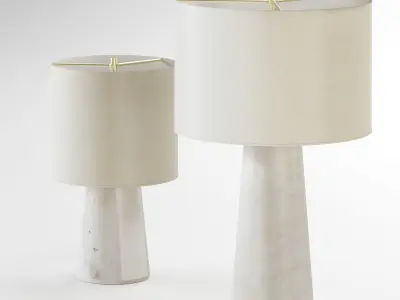 Foundational Marble Table Lamp 3D model