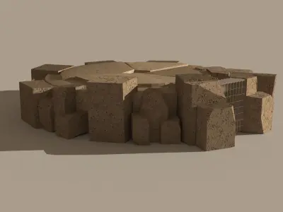 Diriyah Arena 3D model