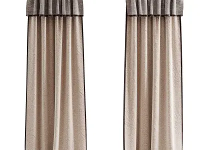 Curtain A8 3D model