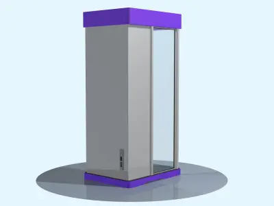 Payment terminal 3D model