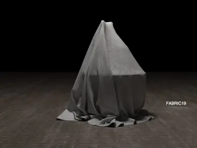 Fabric Cover 19 Low-poly 3D model