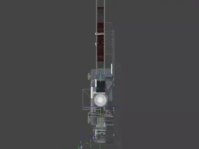 Vintage Bell-Howell Super Eight 8mm Projector 3D model