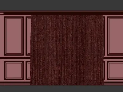 Curtain Set 267 3D model