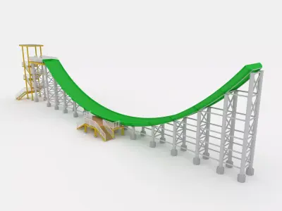 Waterpark Slide 13 3D model