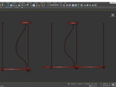 PLANETARY pendant light Low-poly 3D model