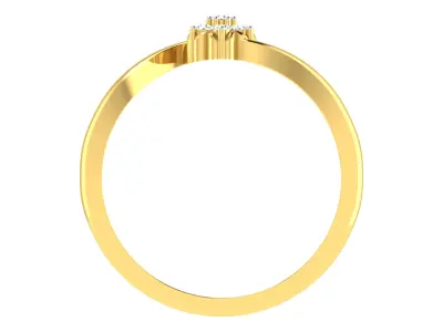 Women Ring Render 3dm STL OBJ FBX Details 3D print model 18