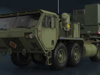  US Army Typhon Battery Operation Center with Truck HEMTT M983 
