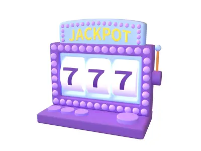 Cartoon Slot Machine v1 003 Low-poly 3D model