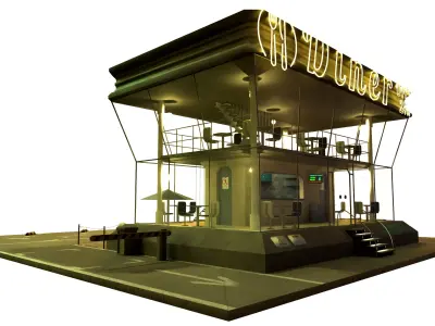 Bokanov diner 3D model