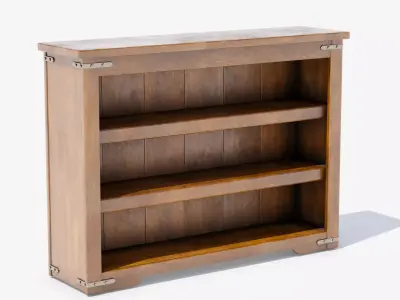 Librarycupboard2 Low-poly 3D model