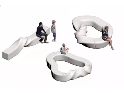 Creative Seats 3D model purchase