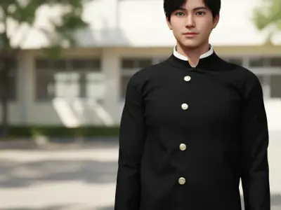 Gakuran-Uniform for Genesis 9