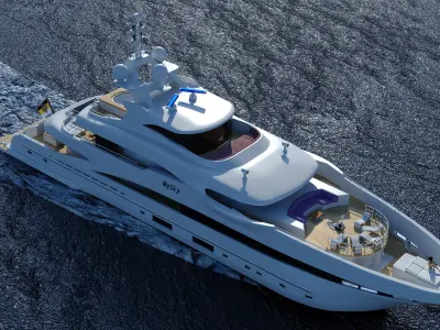 Yacht model MySky 3D model
