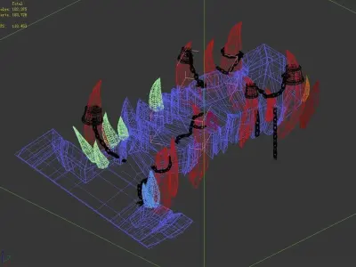 Not Zhoushan - Volcano - Stone Bridge 01 3D model