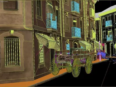 Town Street 3D model