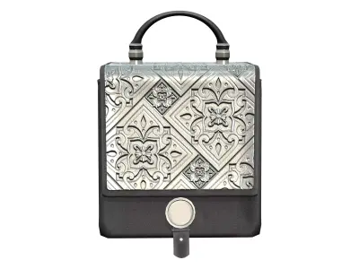 Retro Handbag Low-poly 3D model purchase