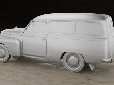1965 Volvo Duett P210 stl for 3D printing 3D print model