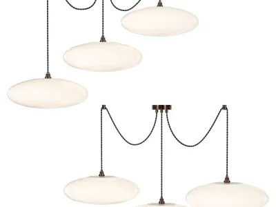 Etheletta 3 Pendant Light 3D model