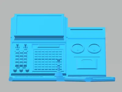 Sci-fi Console 3D print model