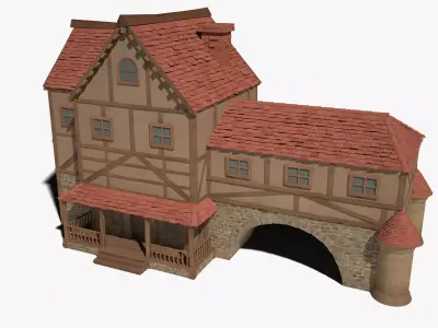 Big Fantasy House 3D model