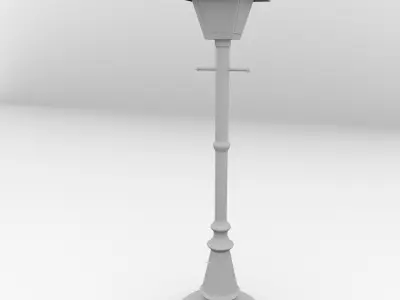 Light Post 3D model