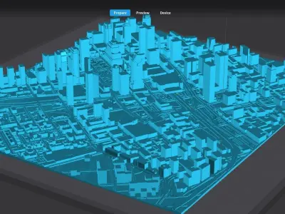 Cityscape Montreal Quebec Canada 3D print model 3D print model