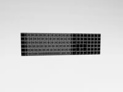 Cartoon Keyboard v1 007 Low-poly 3D model