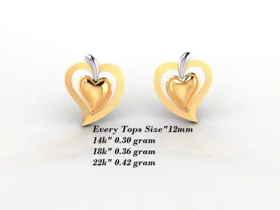 Earrings 50 3D print model