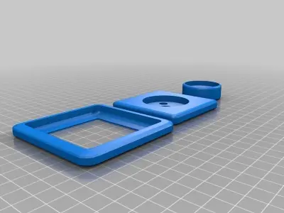Light Dimmer knob and plate Free 3D print model