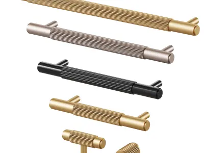 Furniture handles GOTHAM by Meraki 3D model