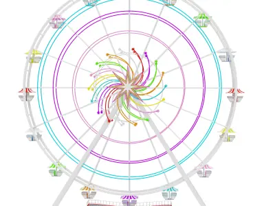 Ferris Wheel 3D model