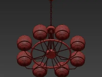 Melissa Chandelier 3D model purchase