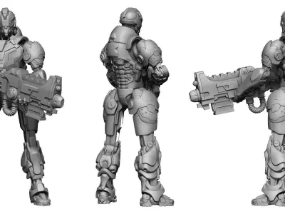 Heresylab Redeemers Titan Robot 10 3D print model