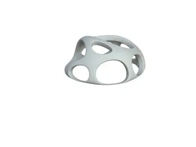 SciFi Cube Object No 51229 Low Poly Shape Low-poly 3D model