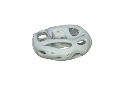 SciFi Cube Object No 17642 Low Poly Shape Texture