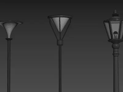 street light lamp 3D model