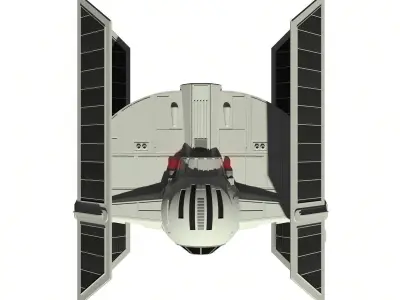 TIE fighters collection 3D model