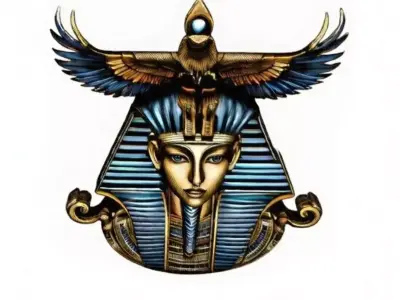 Ancient Egyptian Winged Goddess Isis Sculpt 3D Printable 3D print model