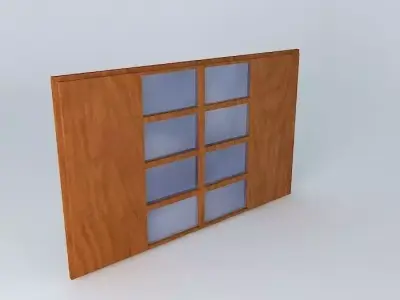 common window regular window Free 3D model