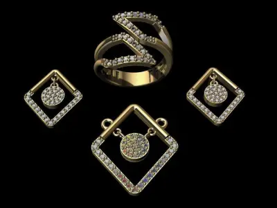 Light two piece mini set 3D print model